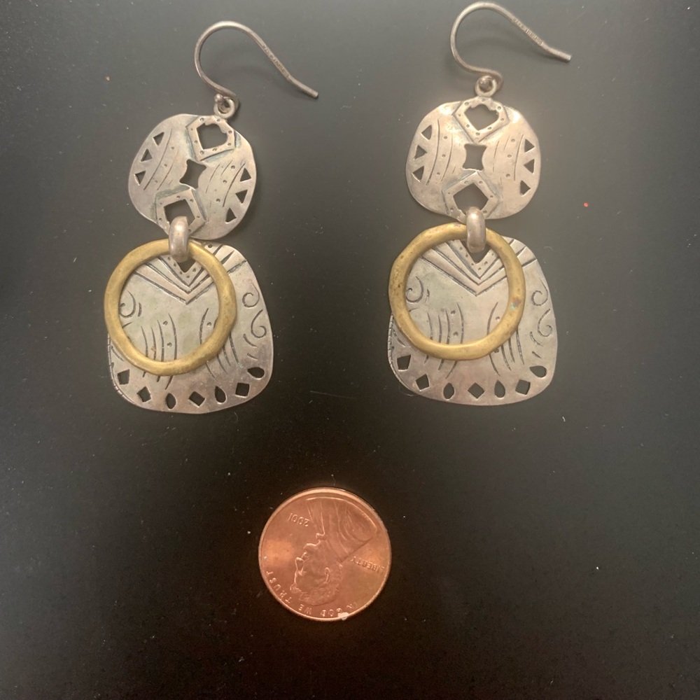 Silpada mutual colored drop earrings